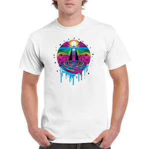 Liquid Lighthouse - Heavyweight Unisex Crewneck T-shirt