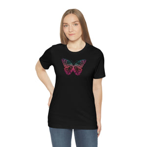 Pixelized Butterfly - Jersey Short Sleeve Tee