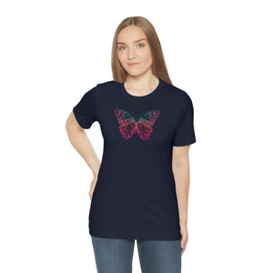 Pixelized Butterfly - Jersey Short Sleeve Tee