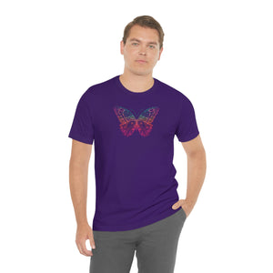 Pixelized Butterfly - Jersey Short Sleeve Tee
