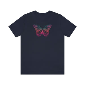 Pixelized Butterfly - Jersey Short Sleeve Tee