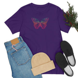 Pixelized Butterfly - Jersey Short Sleeve Tee