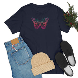 Pixelized Butterfly - Jersey Short Sleeve Tee
