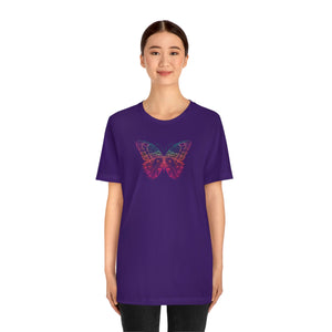 Pixelized Butterfly - Jersey Short Sleeve Tee
