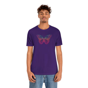 Pixelized Butterfly - Jersey Short Sleeve Tee
