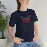 Pixelized Butterfly - Jersey Short Sleeve Tee