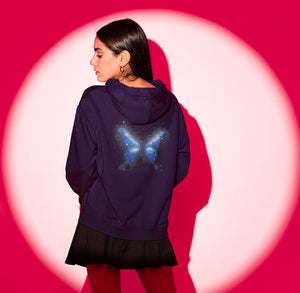 Butterfly Galaxy - Classic Women's Pullover Hoodie