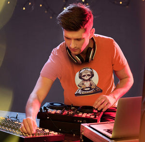 DJ Sloth - Premium Unisex Crewneck T-shirt