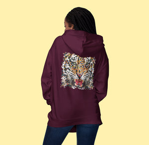 Pixelated Tiger - Classic Women's Pullover Hoodie