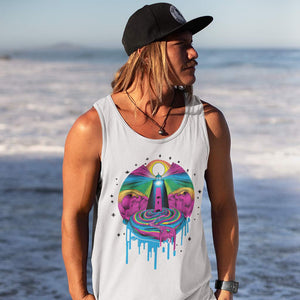 Liquid Lighthouse - Premium Unisex Tank Top