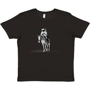 Horseback Astronaut - Premium Kids Crewneck T-shirt