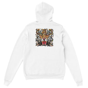 Pixelated Tiger - Classic Women's Pullover Hoodie