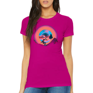 Portal to Peace - Premium Womens Crewneck T-shirt