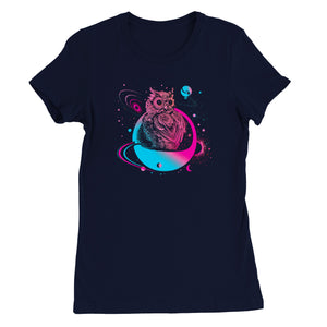 Universal Owl - Premium Womens Crewneck T-shirt