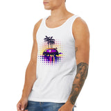 Synthwave Surfs Up - Premium Unisex Tank Top