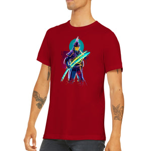 Cyber Samurai - Premium Unisex Crewneck T-shirt