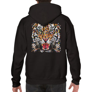 Pixelated Tiger - Classic Unisex Pullover Hoodie
