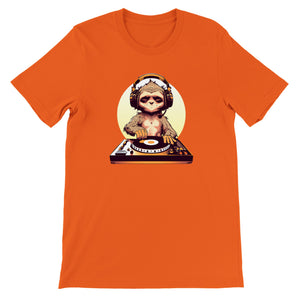 DJ Sloth - Premium Unisex Crewneck T-shirt