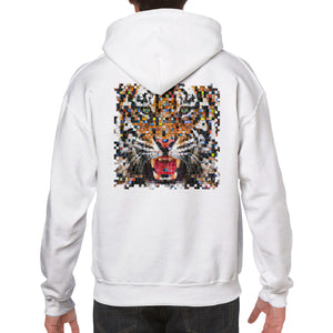 Pixelated Tiger - Classic Unisex Pullover Hoodie