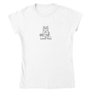 Kitty Love - Classic Womens Crewneck T-shirt