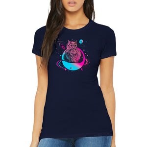 Universal Owl - Premium Womens Crewneck T-shirt