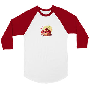 Cutie Pie - Women's/Unisex 3/4 sleeve Raglan T-shirt