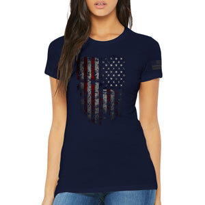 American Dream - Premium Womens Crewneck T-shirt
