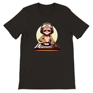 DJ Sloth - Premium Unisex Crewneck T-shirt