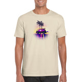 Synthwave Surfs up - Classic Unisex Crewneck T-shirt
