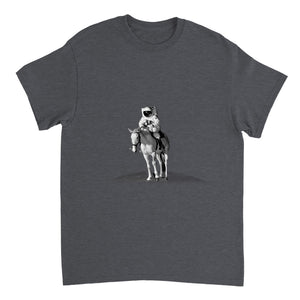 Horseback Astronaut - Heavyweight Unisex Crewneck T-shirt