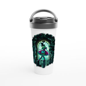 Gothic Wonderland - White 15oz Stainless Steel Travel Mug