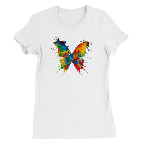 Butterfly Expression - Premium Womens Crewneck T-shirt
