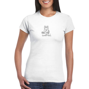 Kitty Love - Classic Womens Crewneck T-shirt