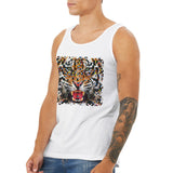 Pixelated Tiger - Premium Unisex Tank Top