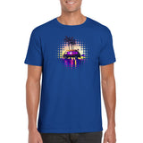 Synthwave Surfs up - Classic Unisex Crewneck T-shirt