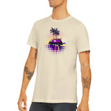 Synthwave Surfs up - Classic Unisex Crewneck T-shirt