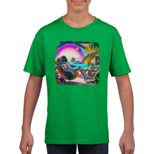 Astrocation - Classic Kids Crewneck T-shirt