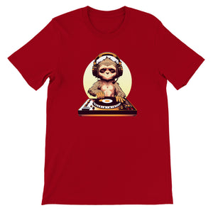 DJ Sloth - Premium Unisex Crewneck T-shirt