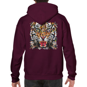 Pixelated Tiger - Classic Unisex Pullover Hoodie