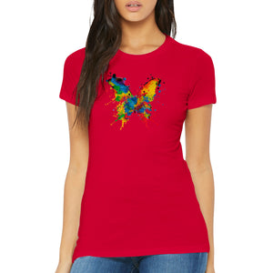 Butterfly Expression - Premium Womens Crewneck T-shirt