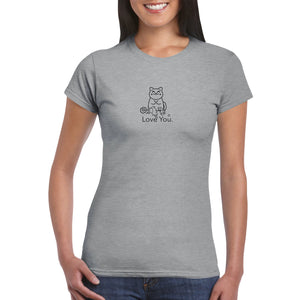 Kitty Love - Classic Womens Crewneck T-shirt