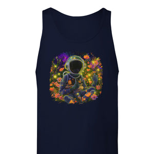 Flower Astronaut - Premium Unisex Tank Top