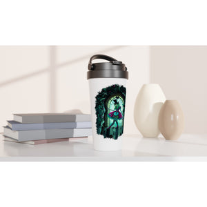 Gothic Wonderland - White 15oz Stainless Steel Travel Mug