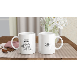 Kitty Love - White 11oz Ceramic Mug