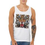Pixelated Tiger - Premium Unisex Tank Top