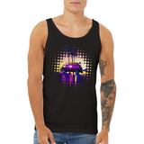 Synthwave Surfs Up - Premium Unisex Tank Top
