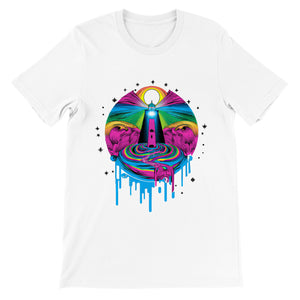 Liquid Lighthouse - Premium Unisex Crewneck T-shirt