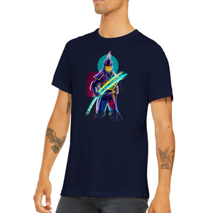 Cyber Samurai - Premium Unisex Crewneck T-shirt