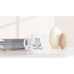Kitty Love - White 11oz Ceramic Mug