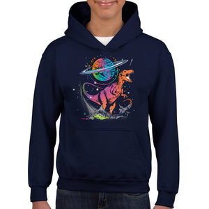Intergalactic Dino - Classic Kids Pullover Hoodie